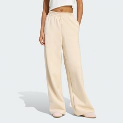 SPODNIE SOFT LUX STRAIGHT LEG. Zielone spodnie sportowe damskie Adidas, xl, bez wzorów, z bawełny, na fitness i siłownię. Za 299.00 zł.