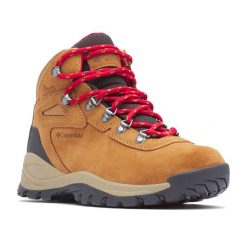 Buty trekkingowe damskie Columbia Newton Ridge Plus WP Amped. Brązowe obuwie trekkingowe damskie Columbia, bez zapięcia. Za 429.99 zł.