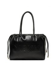 MEXX Torebka C-MEXX-S-004-08 Czarny. Czarne shopper bag Mexx, bez wzorów, z materiału, bez dodatków. Za 189.99 zł.