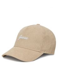 Guess Czapka z daszkiem V5BZ10 WF760 Beżowy. Brązowe czapki z daszkiem damskie Guess, z aplikacjami, z materiału. Za 129.99 zł.