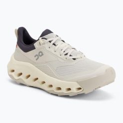 Buty trekkingowe damskie On Running Cloudhorizon 2. Brązowe obuwie trekkingowe damskie On, z materiału, przed kostkę, bez zapięcia. Za 842.75 zł.