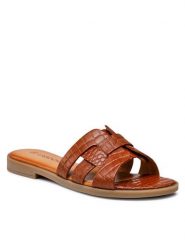 Lasocki Klapki WI16-FOXI-44 Brązowy. Brązowe klapki damskie Lasocki, bez wzorów, ze skóry, bez obcasa, bez zapięcia. Za 169.99 zł.