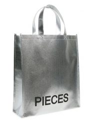 Pieces Torebka w kolorze srebrnym rozmiar: onesize. Szare torebki klasyczne damskie Pieces, z materiału, bez dodatków. Za 26.31 zł.