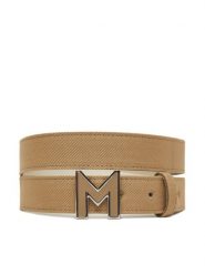 Marella Pasek Damski Cadmio 2513501057200 Beżowy. Brązowe paski damskie Marella, bez wzorów, z materiału. Za 279.99 zł.