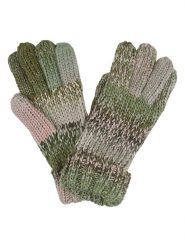 Regatta Rękawiczki "Frosty Glove VI" w kolorze jasnoróżowo-zielonym rozmiar: L/XL. Zielone rękawiczki damskie Regatta, bez wzorów, prążkowane. Za 57.06 zł.