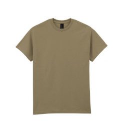Ultra Bawełniana Koszulka Unisex Dla Dorosłych. Zielone bluzki damskie GILDAN, m, bez wzorów, z bawełny, sportowe, bez kołnierzyka, bez ramiączek. Za 34.99 zł.