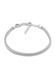CHARM'S Srebrna bransoletka rozmiar: onesize. Szare bransoletki damskie CHARM'S, srebrne. Za 171.28 zł.