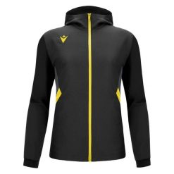 Bluza z kapturem z pełnym zamkiem błyskawicznym Macron Tiamat. Czarne bluzy damskie Macron, l, bez wzorów, z materiału, z kapturem. Za 331.50 zł.