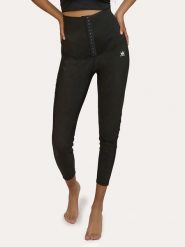 Anaissa Legginsy funkcyjne w kolorze czarnym rozmiar: M. Czarne legginsy damskie Anaissa, m, bez wzorów, z podwyższonym stanem, outdoorowe. Za 82.36 zł.
