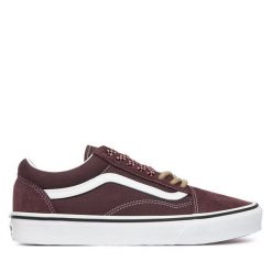 Tenisówki Vans. Fioletowe trampki damskie Vans, bez wzorów, bez zapięcia. Za 369.99 zł.