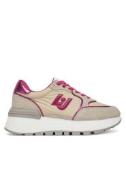 Liu Jo Sneakersy Amazing 25 BA5049 PX003 Beżowy. Brązowe obuwie sportowe damskie Liu Jo, z materiału, bez zapięcia. Za 419.99 zł.