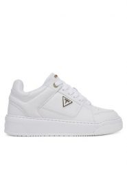 Guess Sneakersy FLTDEL ELE12 Biały. Białe obuwie sportowe damskie Guess, ze skóry, bez zapięcia. Za 319.99 zł.