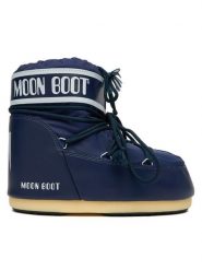 Moon Boot Śniegowce 80D1409340 Niebieski. Niebieskie śniegowce damskie Moon Boot, ze skóry. Za 759.99 zł.