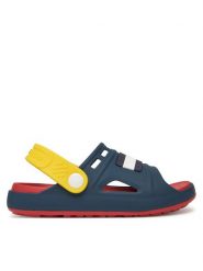 Tommy Hilfiger Sandały T3X2-33905-0083X S Granatowy. Niebieskie sandały chłopięce Tommy Hilfiger, z tworzywa sztucznego, bez zapięcia. Za 199.99 zł.