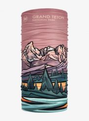 Chusta wielofunkcyjna Buff Coolnet UV National Parks - grand teton. Brązowe chusty damskie Buff, na lato, bez wzorów, z elastanu. Za 84.99 zł.