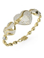 Guess Bransoletka JUBB04 488JW Złoty. Żółte bransoletki damskie Guess, metalowe. Za 259.99 zł.