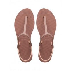 Sandały damskie Havaianas Paraty RJ. Czerwone sandały damskie Havaianas, bez wzorów, bez obcasa, bez zapięcia. Za 109.99 zł.