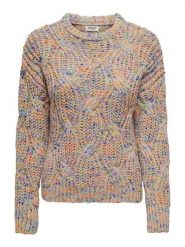 ONLY Sweter ze wzorem rozmiar: XL. Swetry klasyczne damskie Only, xl, ze splotem, bez kołnierzyka. Za 83.42 zł.