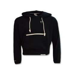Bluza z kapturem Nike Standard Issue Hoodie Wmns. Czarne bluzy damskie Nike, bez wzorów, z kapturem. Za 197.00 zł.