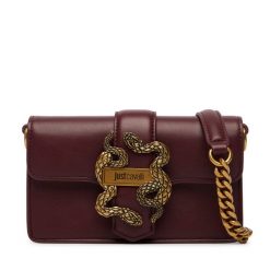Torebka Just Cavalli. Czerwone torebki wieczorowe damskie Just Cavalli, bez wzorów, bez dodatków. Za 689.99 zł.