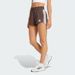 Szorty treningowe Pacer Workout Woven High Rise. Białe obuwie sportowe damskie Adidas, bez zapięcia, na fitness i siłownię. Za 149.00 zł.
