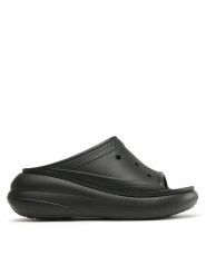 Crocs Klapki Crocs Crush Slide 208731 Czarny. Czarne klapki damskie Crocs, bez wzorów, z tworzywa sztucznego, bez obcasa, bez zapięcia. Za 159.99 zł.