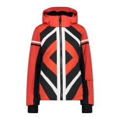 Damska kurtka narciarska CMP. Czerwone kurtki damskie CMP, na zimę, xs, bez wzorów, bez kaptura. Za 1,161.45 zł.