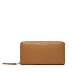 Duży Portfel Damski Gianni Chiarini. Brązowe portfele damskie Gianni Chiarini, bez wzorów. Za 319.99 zł.