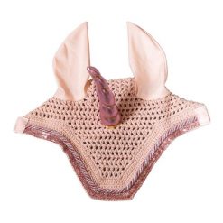 Czapka przeciw muchom dla koni z gumy Kentucky Horsewear Wellington. Czerwone czapki damskie KENTUCKY HORSEWEAR, bez wzorów, z materiału. Za 258.50 zł.