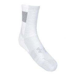 Skarpety treningowe Under Armour ArmourDry Run Crew. Białe obuwie sportowe damskie Under Armour, bez wzorów. Za 34.99 zł.