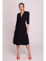 Stylove Sukienka w kolorze czarnym rozmiar: XXL. Czarne sukienki damskie Stylove, bez wzorów, bez ramiączek. Za 206.42 zł.