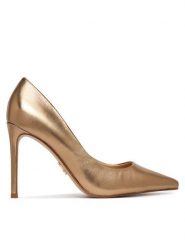 Steve Madden Szpilki Thrive Pump 11003887 Złoty. Żółte szpilki damskie Steve Madden, bez wzorów, ze skóry, bez obcasa, na szpilce, bez zapięcia. Za 519.99 zł.