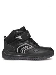 Geox Sneakersy J Buzzerlight Boy J46MCA 05411 C9999 M Czarny. Czarne buty sportowe chłopięce Geox, ze skóry, bez zapięcia. Za 219.99 zł.