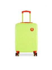 Semi Line Walizka dziecięca T5885-2 Zielony. Zielone walizki Semi-line, bez wzorów, z tworzywa sztucznego. Za 179.99 zł.