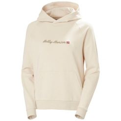 Bluza damska Helly Hansen Core Graphic. Białe bluzy damskie Helly Hansen, na zimę, bez wzorów, bez kaptura. Za 379.00 zł.