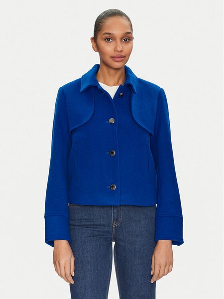 Morgan Kurtka przejściowa 242-GMIM1 Niebieski Regular Fit. Niebieskie kurtki damskie Morgan, bez wzorów, z syntetyku, bez kaptura. Za 379.99 zł.