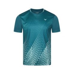 Koszulka sportowa unisex VICTOR T-43103 G r. S. Zielone koszulki sportowe damskie Victor, l, bez wzorów, z poliesteru, bez ramiączek. Za 149.99 zł.