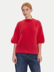 Dixie Sweter M277Y101A Czerwony Relaxed Fit. Czerwone swetry klasyczne damskie Dixie, l, z syntetyku, bez kołnierzyka. Za 579.99 zł.