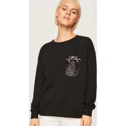 Bluza z nadrukiem - Czarny. Bluzy chłopięce Reserved. W wyprzedaży za 24.99 zł.