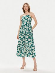 Gap Sukienka letnia 888463-01 Zielony Regular Fit. Zielone sukienki damskie GAP, bez wzorów, z bawełny, bez ramiączek. Za 189.99 zł.
