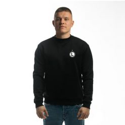 Bluza Legia - L-ka haft. Brązowe bluzy damskie LEGIA, l, bez wzorów, z bawełny, bez kaptura. Za 219.99 zł.