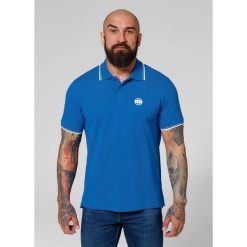 Koszulka Polo bawełniana klasyczna dla dorosłych Pique Stripes Regular. Brązowe bluzki damskie PITBULL, xl, bez wzorów, z bawełny, bez kołnierzyka, bez ramiączek. Za 139.00 zł.