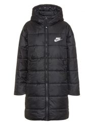 Nike Płaszcz zimowy w kolorze czarnym rozmiar: XL. Czarne płaszcze damskie Nike, na zimę, xl, bez wzorów, z puchu, bez kaptura. Za 434.85 zł.