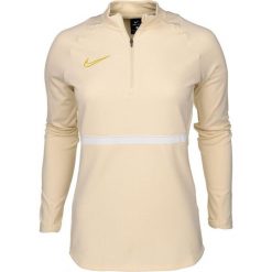 Bluza sportowa damska Nike NK Df Academy 21 Drill Top. Białe bluzy damskie Nike, bez wzorów, bez kaptura. Za 112.00 zł.
