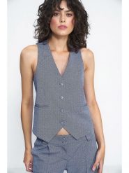Nife Kamizelka w kolorze granatowo-białym rozmiar: 42. Białe kamizelki damskie Nife, bez wzorów, bez kaptura. Za 164.92 zł.