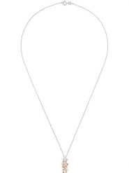 DIAMANTA Srebrny naszyjnik "Ikebana" z diamentową zawieszką - dł. 42 cm rozmiar: onesize. Szare naszyjniki damskie DIAMANTA, z diamentem, srebrne. Za 1,165.99 zł.