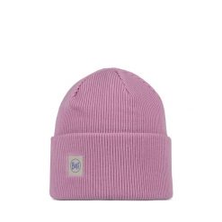 Czapka BUFF Crossknit Beanie Solid. Czerwone czapki damskie Buff, bez wzorów. Za 169.90 zł.