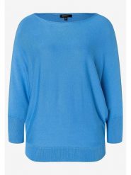 More & More Sweter w kolorze niebieskim rozmiar: 44. Niebieskie swetry klasyczne damskie More & More, s, z wiskozy, bez kołnierzyka. Za 87.61 zł.