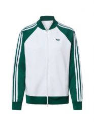 Adidas Originals kurtka dresowa Kobiety biały|zielony, XS. Białe kurtki sportowe damskie Adidas Originals, xs, bez wzorów, z bawełny, bez kaptura. Za 279.95 zł.