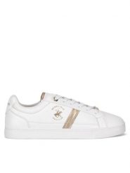 Beverly Hills Polo Club Sneakersy BHPC053W Biały. Białe obuwie sportowe damskie Beverly Hills Polo Club, ze skóry, bez zapięcia. Za 179.99 zł.